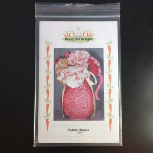 Fabric Roses Quilt Craft Pattern Bunny Hill Designs 5" 4" 3" 2003 - Picture 1 of 5