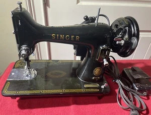 Máquina de coser Singer modelo 99, reparada, AM319664 - Imagen 1 de 8