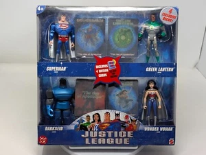 Paquete de 4 figuras de acción DC Mattel Justice League 2004 Apokolips Superman Darkseid - Imagen 1 de 10