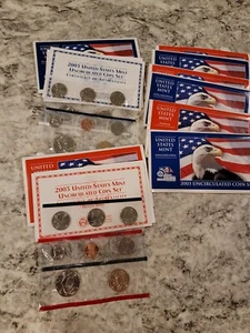 Juego completo de 20 monedas sin circular 2003 Estados Unidos Mint Filadelfia y Denver con OGP - Imagen 1 de 3