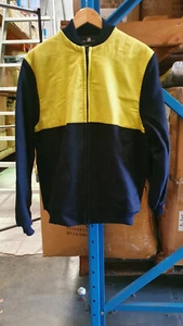 L Overla Australian Made 21oz Bluey Wool Hi Vis Winter Overcoat Jacket Mens Coat - Picture 1 of 3