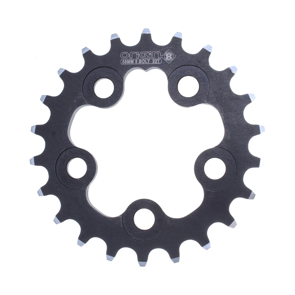 ORIGIN8 CHAINRING OR8 58mm 22T BK/SL - Image 1 of 1