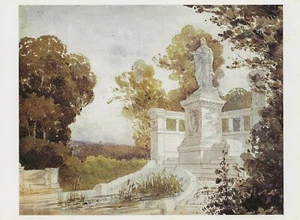 Postcard Henry Ogden Avery "Monument to an Artist" 1883-90(?) MINT Unused - Picture 1 of 1