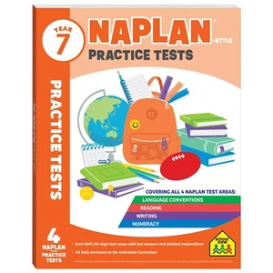 2022 Year 7 Naplan Style Practice Tests Learning Hinkler Book School Zone - Picture 1 of 5