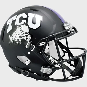 TCU HORNED FROGS NCAA Riddell SPEED Casco Calcio Autentico - Foto 1 di 1