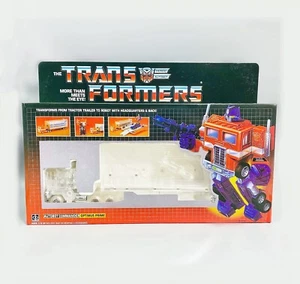 Transformers G1 Optimus Prime Clear Reissue Brand New MISB Free Shipping - Picture 1 of 14