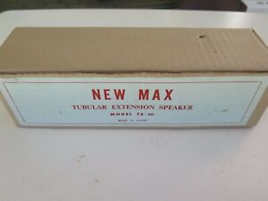 New Max Tubular Extension Speaker Zusatz Lautsprecher Transistorradio 50er 60er