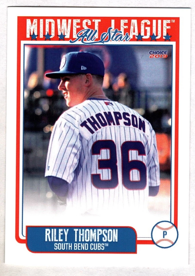 Riley Thompson 2019 Choice Midwest League All-Star - Image 1 of 1