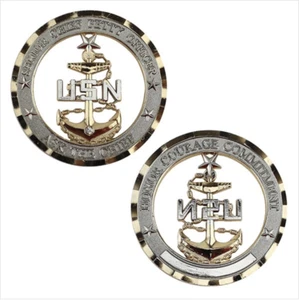 GENUINE U.S. NAVY COIN: E8 CHIEF PETTY OFFICER - Picture 1 of 1