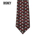DISNEY Red MICKEY UNLIMITED Men’s Necktie Tie MOUSE AVIATOR WINGS AIRPLANE Fly