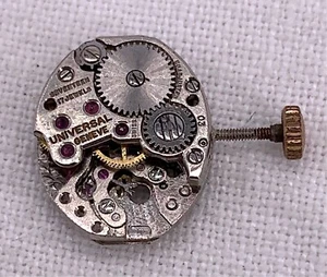 Universal Geneve 03 Hand Manual 12,2mm NO Funciona For Parts Watch Swiss - Imagen 1 de 2