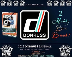 TAMPA BAY RAYS 2022 Donruss Baseball 2 HOBBY Box Break #3