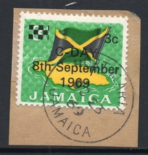 JAMAICA = POSTMARK - QE2 era, `PORT MARIA` Single Ring cancel