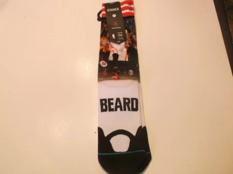 Houston Rockets James Harden The Beard NBA  socks by Stance  sz. L ( 9 to 12 ) Cover