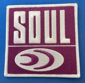 NORTHERN SOUL IRON ON PATCH - SOUL SQUARE - PURPLE - Picture 1 of 1
