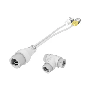 Splitter 2-in-1 Cable Connector Three-way RJ45 for Head POE Camera Insta - Zdjęcie 1 z 6