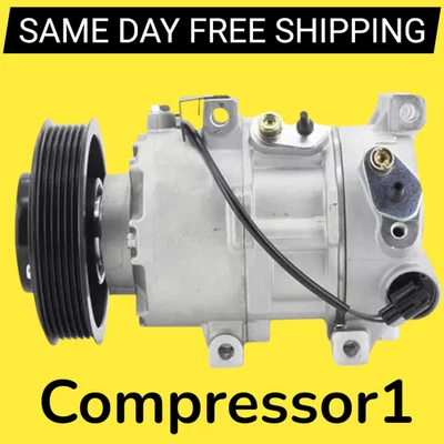 AC Compressor For 2012 2013 2014 2015 2016 2017 Hyundai Accent Kia RIO 1.6L - Image 1 of 3