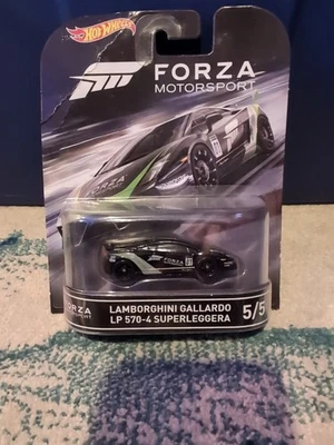 Hot Wheels LAMBORGHINI GALLARDO LP 570-4 SUPERLEGGERA negro Forza HW 1:64 DJF55 Foto 1 de 4