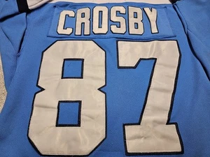 Camiseta deportiva del capitán Sidney Crosby Pittsburgh Penguins NHL #87 talla 48 Reebok CCM... - Imagen 1 de 16