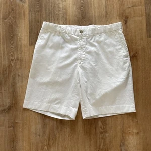 Ralph Lauren Purple Label White Linen Shorts Size US 36 Made in Italy - Picture 1 of 13
