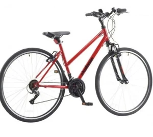 Challenge VFS 700C Hybrid Ladies Bike Red with 28" Wheels, 18 Speed - Picture 1 of 2