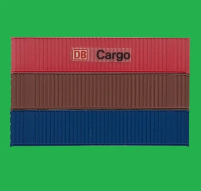 Kibri / 3x Large HO Scale Containers - DB Cargo Etc - Image 1 of 4