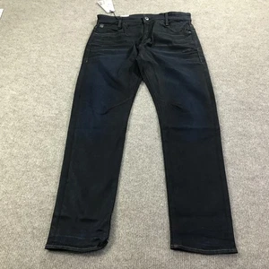 G-Star RAW D-Staq 5 Pocket Slim Jeans Mens 32x32 Dark Blue Stretch Denim DK Aged - Picture 1 of 18