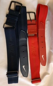 NIKE Accesorios de Béisbol, Cinturones Lote de 2 piezas Adulto Unisex Ajustable Rojo y Azul - Imagen 1 de 4
