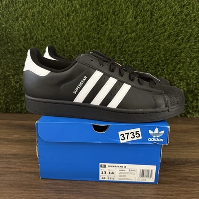 New Adidas Superstar 2 Core Black Cloud White JI0079 Mens New Men’s Size 13 - Image 1 of 4