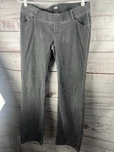 Old Navy Maternity Corduroy Pants Women's Medium Stretch Gray Low Rise Waist - Picture 1 of 7