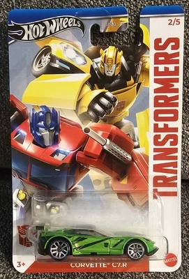 New Hot Wheels Transformers CORVETTE C7.R 2/5 - Image 1 of 4