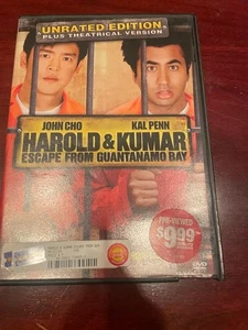 Harold & Kumar Escape From Guantanamo Bay DVD Unrated Edition John Cho - Buy 3 G - Picture 1 of 1