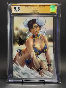 2024 STREET FIGHTER SWIMSUIT SPECIAL #1 VARIANT CGC 9.8 SS SIGNED BY MEL MILTON - Picture 1 of 1