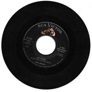 Neil Sedaka: "Oh! Carol" / "One Way Ticket" - VG '59 - plays NM! - Picture 1 of 2