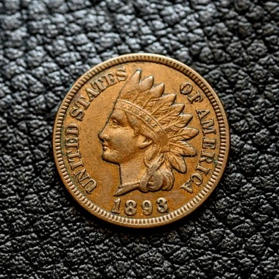 (ITM-7153) Centavo indio 1893 ~ Estado como nuevo ~ ¡ENVÍO COMBINADO! Foto 1 de 3