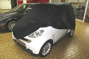 Movendi Schutzdecke Car-Cover Indoor Satin Black für Smart ForTwo ab 2007 - Picture 1 of 3