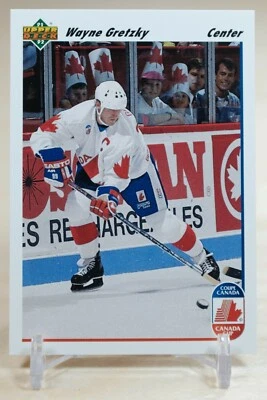 Wayne Gretzky 1991-92 Upper Deck Canada Cup #13 LA Kings Edmonton Oilers HOF - Image 1 of 2