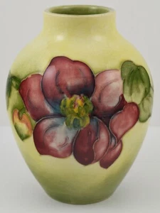 Beautiful Vintage Moorcroft Vase 1st Quality ~ Clematis - Picture 1 of 4