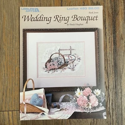 Leisure Arts #493 Paula Vaughn Book 7 "Wedding Ring Bouquet" Chart - Image 1 of 2