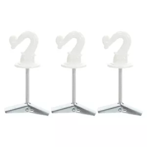 3pcs Hanging Plants Hook Ceiling Hooks Heavy Duty Swag Toggle Hooks - Picture 1 of 12