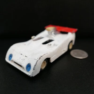 Vintage Shinsei Mini Power - Gulf Mirage 402 1:39 White ( Pull Back Car ) !!! - Image 1 of 4