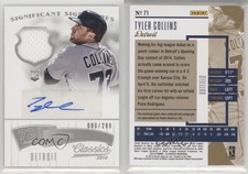 2014 Classics Significant Signatures Materials Silver Jerseys Tyler Collins Auto