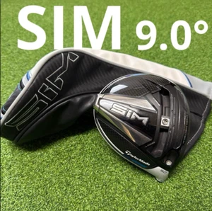 TaylorMade SIM 9.0 Driver Head Only Right-handed with Head Cover - Picture 1 of 8