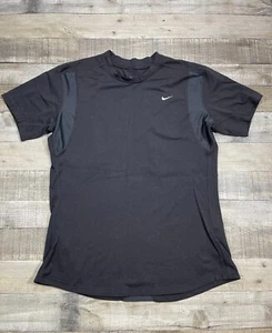 Nike Shirt Youth Boys Extra Large 16-18 Black FitDry Athletic Running Casual Top - Picture 1 of 9