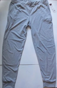 Spark Active Light Grey Drawstring, Elastic Waist Leggings XXL - Picture 1 of 4