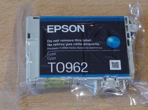 Cartucho cian original Epson T0962 To962 HUSKY R2880 tinta sellada al vacío - Imagen 1 de 3