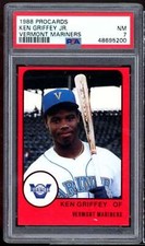 Ken Griffey Jr. Rookie Card 1988 ProCards #NNO PSA 7