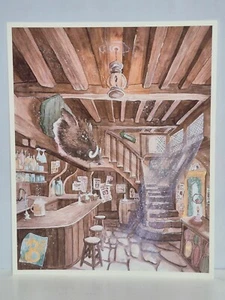 Impresión artística de hervidor de cobre 10x8 pulgadas del baúl mágico Harry Potter - Imagen 1 de 1