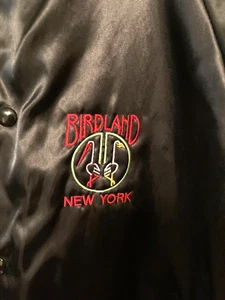 RAR Vintage Birdland Jazz Club New York Satin Bomberjacke - Bild 1 von 7