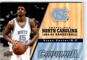 2010-11 Upper Deck North Carolina Tar Heels #73 Vince Carter - Picture 1 of 2